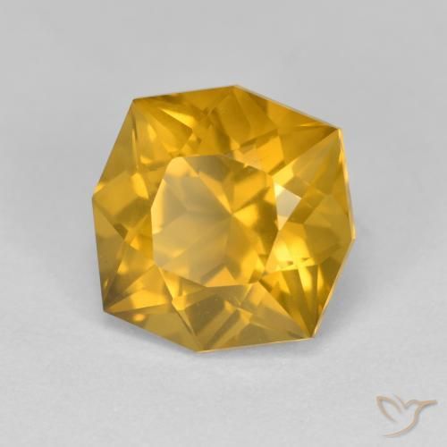 9,17 ctw natürlicher Gold-Orange Citrin, Fantasie, VVS-VS