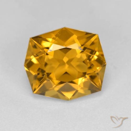 3.34ct Natürlicher Golden Citrin, Fantasie, VS