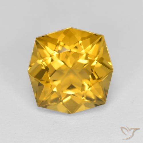 3.97ct Natürlicher Gold-Orange Citrin, Fantasie, VVS-VS
