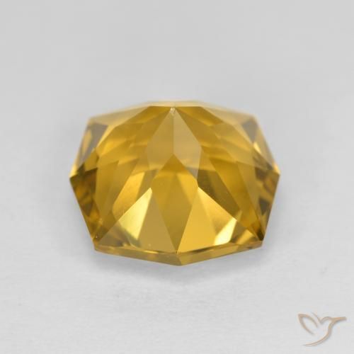 9,17 ctw natürlicher Gold-Orange Citrin, Fantasie, VVS-VS