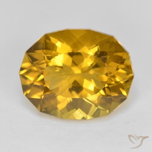 4.09ct Natürlicher Mittleres Gold Citrin, Fantasie, VS