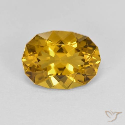 3.23ct Natürlicher Mittleres Gold Citrin, Fantasie, VVS
