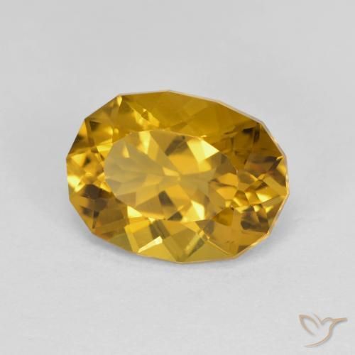 9,17 ctw natürlicher Mittleres Gold Citrin, Fantasie, VVS