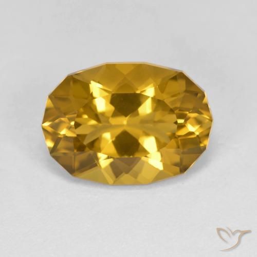 3.37ct Natürlicher Gold-Orange Citrin, Fantasie, VVS