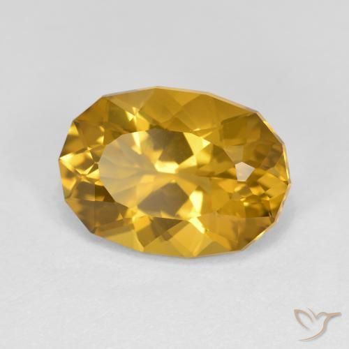 9,17 ctw natürlicher Gold-Orange Citrin, Fantasie, VVS