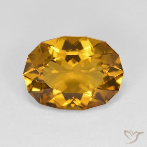 4.26ct Natürlicher Golden Citrin, Fantasie, VVS