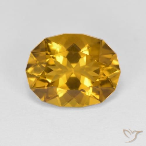 4.14ct Natürlicher Gold-Orange Citrin, Fantasie, VVS-VS