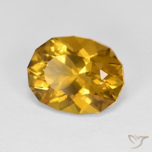 9,17 ctw natürlicher Gold-Orange Citrin, Fantasie, VVS-VS