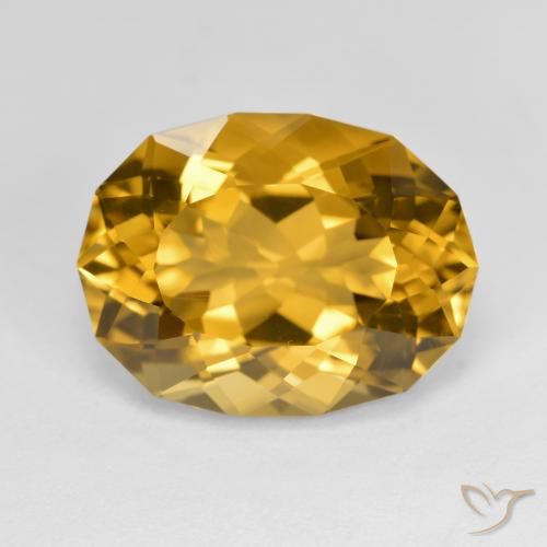 9.60ct Natürlicher gold-braun Citrin, Fantasie, VVS-VS
