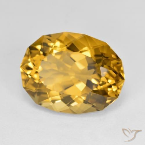 9,17 ctw natürlicher gold-braun Citrin, Fantasie, VVS-VS