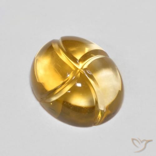 2.33ct Natürlicher Gold-Orange Citrin, Oval, VVS-VS