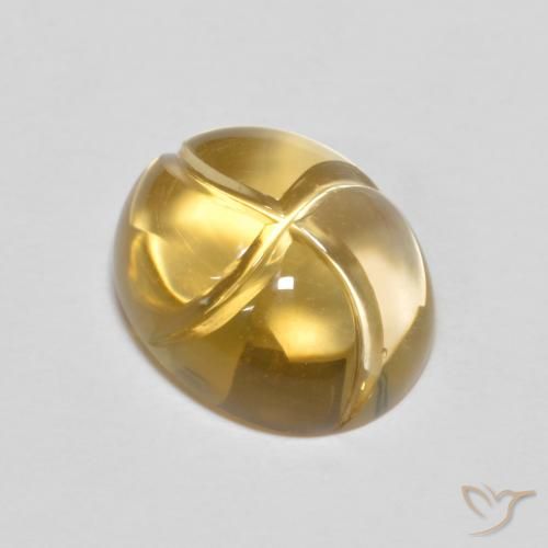 2.76ct Natürlicher Golden Citrin, Oval, Transparent