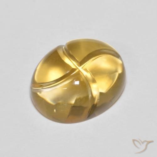 9,17 ctw natürlicher Golden Citrin, Oval, Transparent