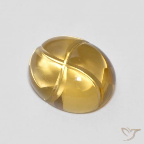 2.70ct Natürlicher Gold-Orange Citrin, Oval, Transparent