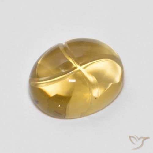 9,17 ctw natürlicher Gold-Orange Citrin, Oval, Transparent
