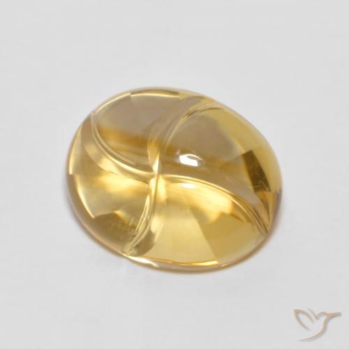 2.33ct Natürlicher Golden Citrin, Oval, Transparent