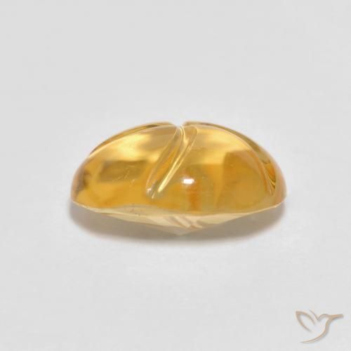 9,17 ctw natürlicher Golden Citrin, Oval, Transparent