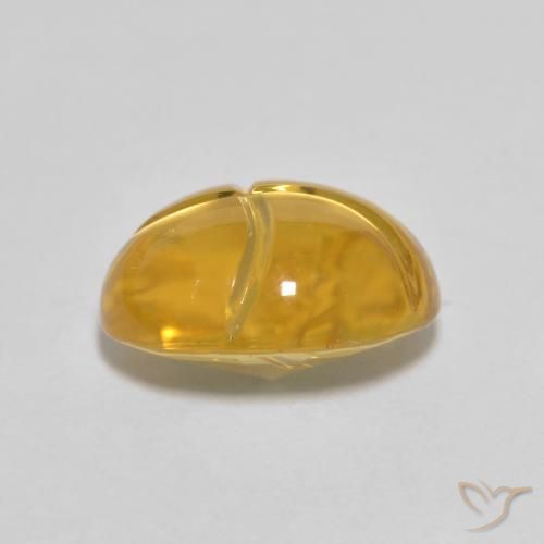 9,17 ctw natürlicher Gold-Orange Citrin, Oval, Transparent