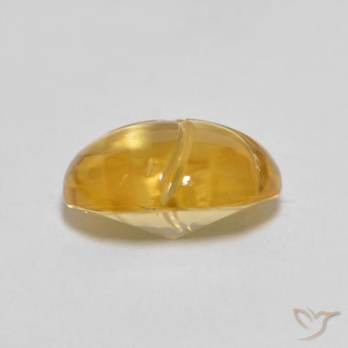 9,17 ctw natürlicher Gold-Orange Citrin, Oval, Transparent