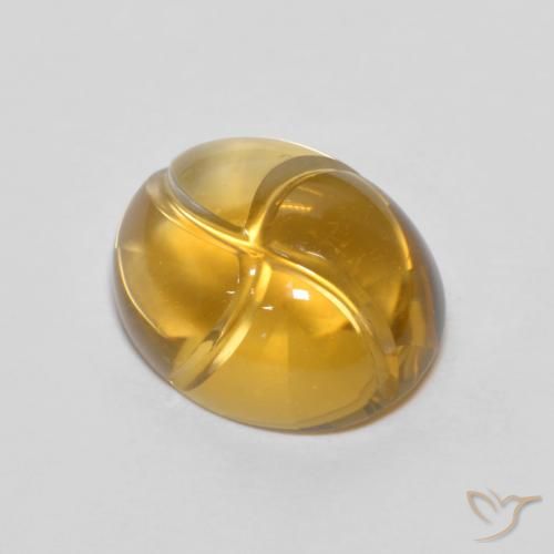 2.83ct Natürlicher Gold-Orange Citrin, Oval, Transparent