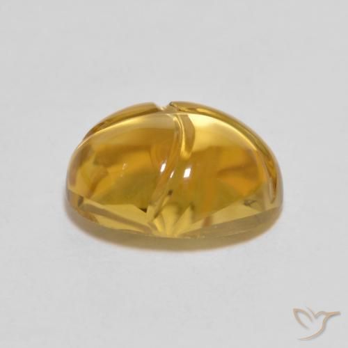 9,17 ctw natürlicher Gold-Orange Citrin, Oval, Transparent