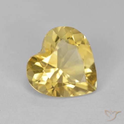9,17 ctw natürlicher Golden Citrin, Herz, VS