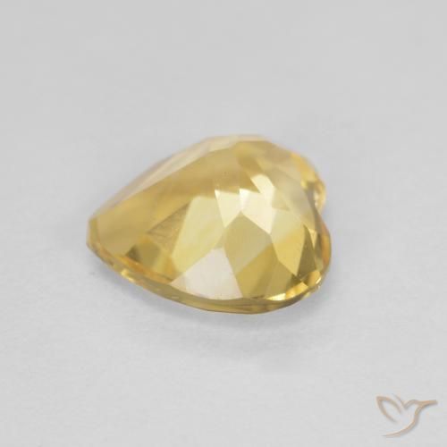 9,17 ctw natürlicher Gold-gelb Citrin, Herz, VS
