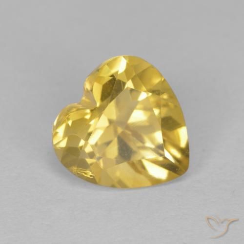9,17 ctw natürlicher Mittelgold Citrin, Herz, VS