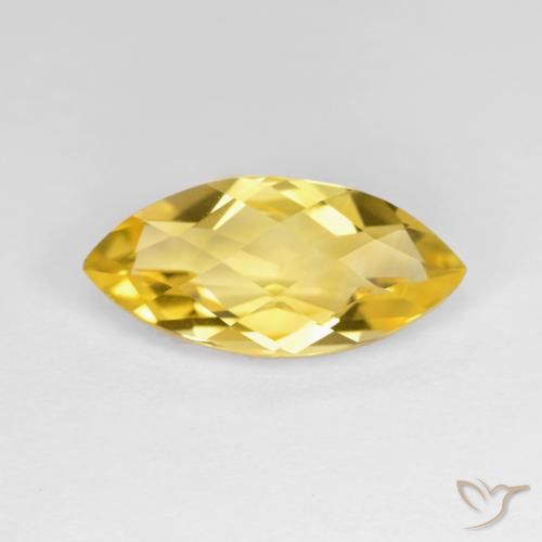 9,17 ctw natürlicher Golden Citrin, Marquise, VVS-VS