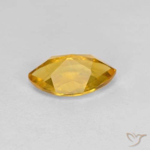 9,17 ctw natürlicher Tiefes Goldorange Citrin, Marquise, VS