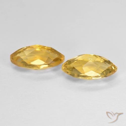 1.99 ct natürliche Mittel-Dunkelgold Citrin-Edelsteine, Marquise, VS