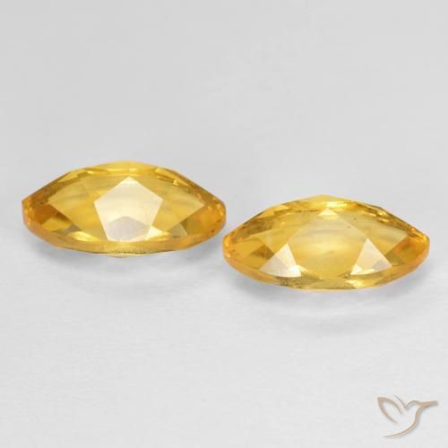 2.08 ct natürliche Dunkelgolden Citrin-Edelsteine, Marquise, VS