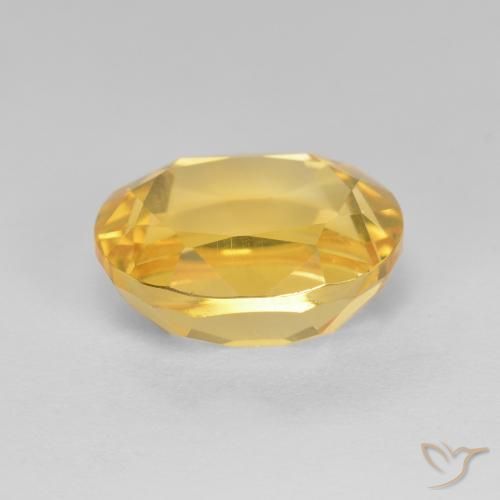 9,17 ctw natürlicher Mittleres Gold Citrin, Oval, VVS-VS