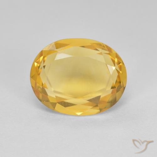 2.62ct Natürlicher Golden Citrin, Oval, VVS-VS