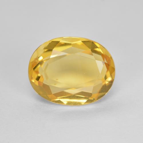 2.68ct Natürlicher Golden Citrin, Oval, VVS-VS