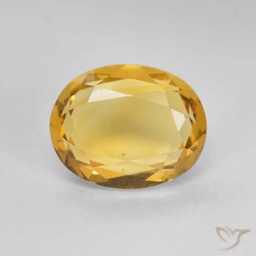2.67ct Natürlicher Helles Gold Citrin, Oval, VVS-VS