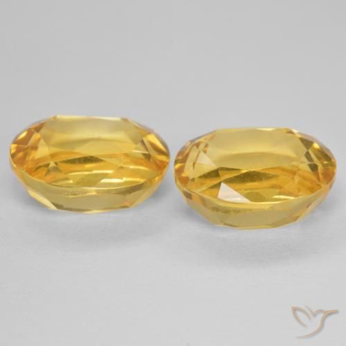 5.56 ct natürliche Golden Citrin-Edelsteine, Oval, VVS-VS