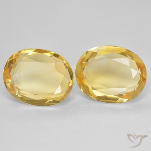 5.02 ct natürliche Golden Citrin-Edelsteine, Oval, VVS-VS