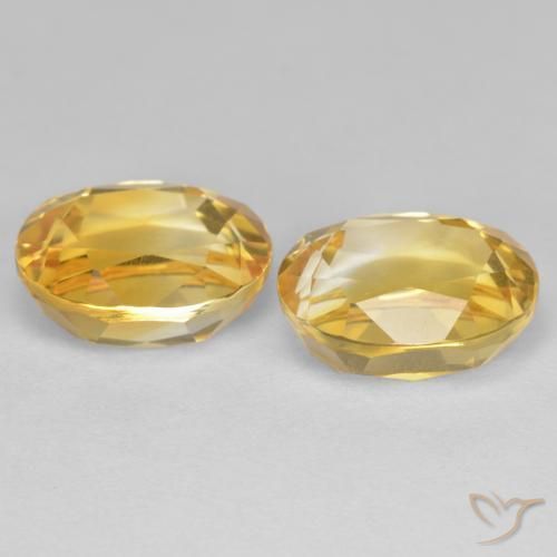 5.55 ct natürliche Golden Citrin-Edelsteine, Oval, VVS-VS