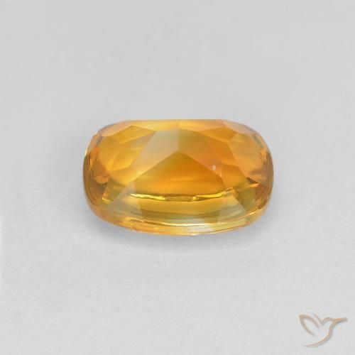 9,17 ctw natürlicher Golden Citrin, Kissen, Transparent
