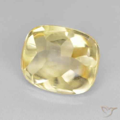 9,17 ctw natürlicher Golden Citrin, Kissen, Transparent