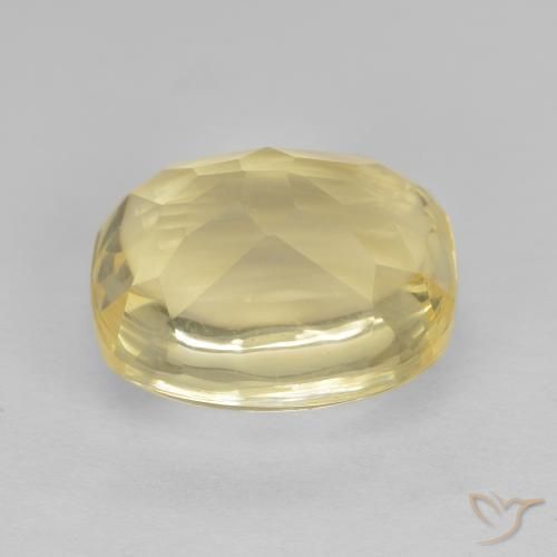 9,17 ctw natürlicher Golden Citrin, Kissen, Transparent