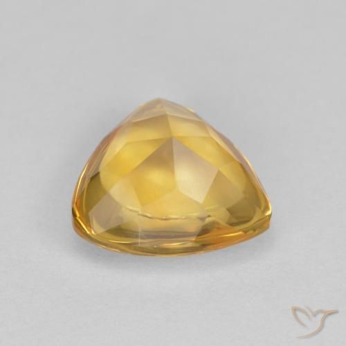 9,17 ctw natürlicher Golden Citrin, Trillion, Transparent