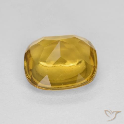 9,17 ctw natürlicher Golden Citrin, Kissen, Transparent