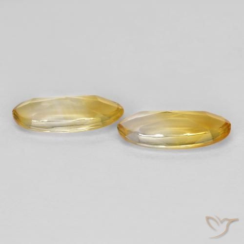 1.53 ct natürliche Golden Citrin-Edelsteine, Oval, Transparent