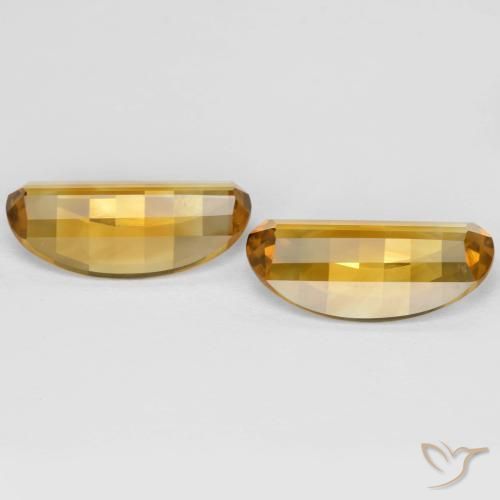 4.82 ct natürliche gold-orange Citrin-Edelsteine, Oval, VVS-VS