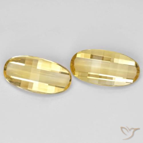 4.91 ct natürliche Golden Citrin-Edelsteine, Oval, VVS