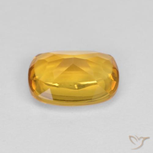 9,17 ctw natürlicher Golden Citrin, Kissen, Transparent
