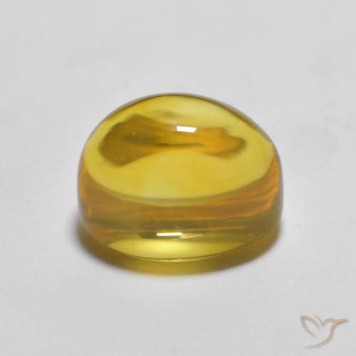 9,17 ctw natürlicher Gelblich Gold Citrin, Oval, Transparent