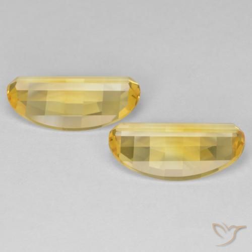 4.97 ct natürliche Mittleres Gold Citrin-Edelsteine, Oval, VVS-VS